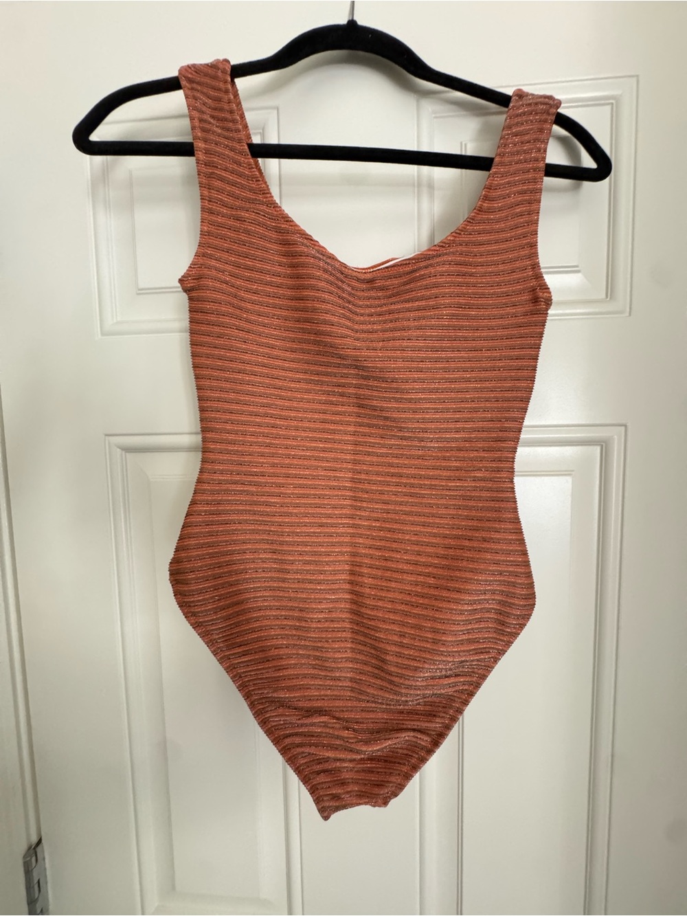 Gottex Shimmery Multi-Colored Ribbed Women’s One-Piece Swimsuit - Picture 3 of 8